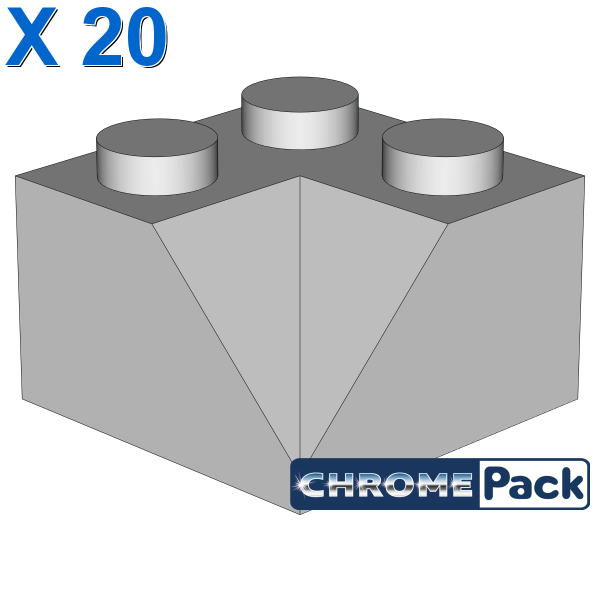 CORNER BRICK 2X2/45° INSIDE, 20 pcs