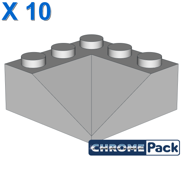 CORNER BRICK 3X3/22.5° INSIDE, 10 pcs