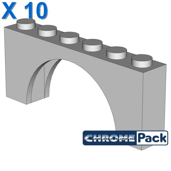 BRICK W. INSIDE BOW 1X6X2, 10 pcs