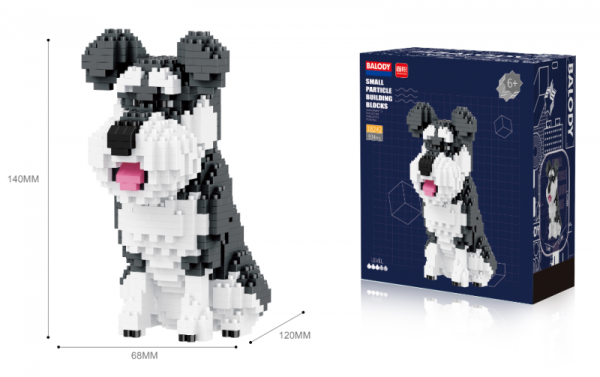 Schnauzer (diamond blocks)