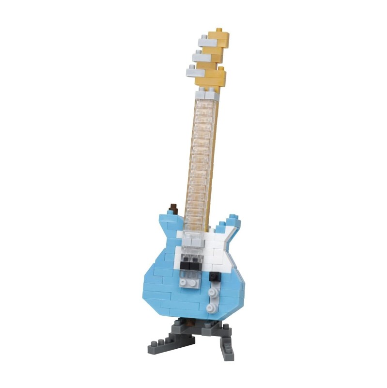 E-Gitarre pastellblau