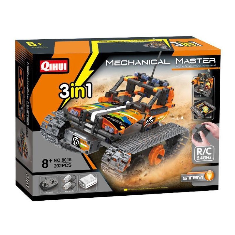 3-in-1 Stunt Car orange 2.4GHz