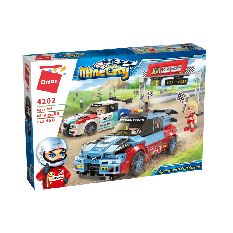 Mine City Rallye Sprint Zielgerade