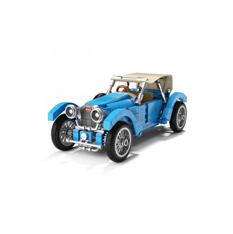 Blaues Oldtimer Cabrio