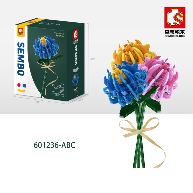 Chrysantheme blau