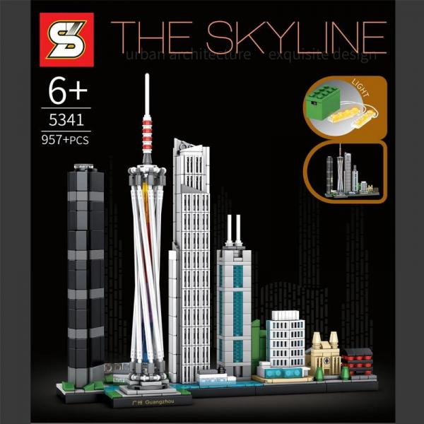 Die Skyline von Guangzhou