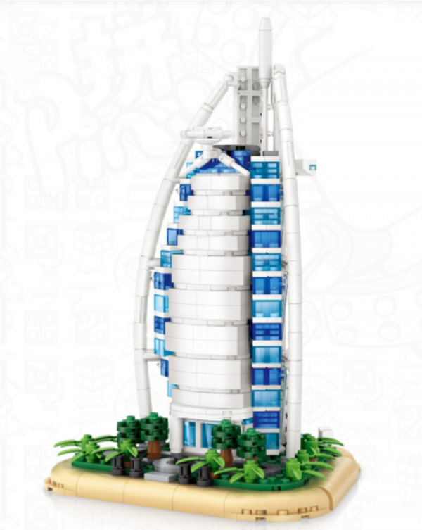 Burj al Arab Hotel, Dubai (mini blocks)