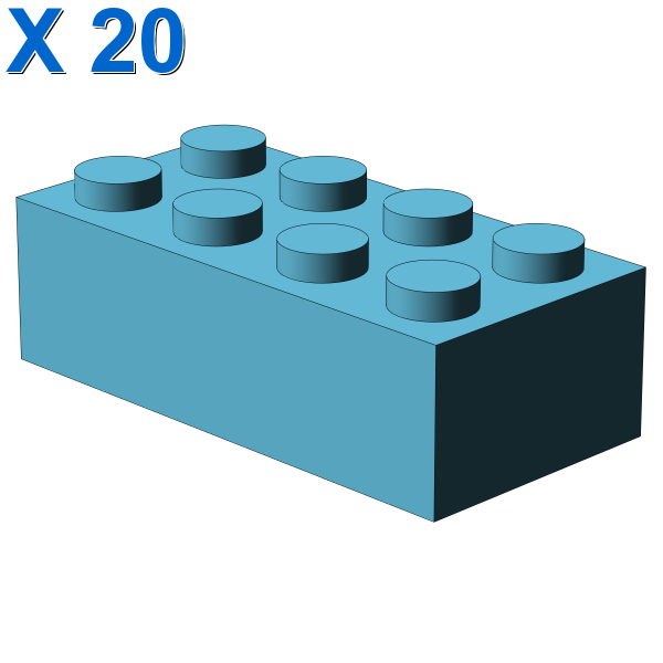 BRICK 2X4 X 20