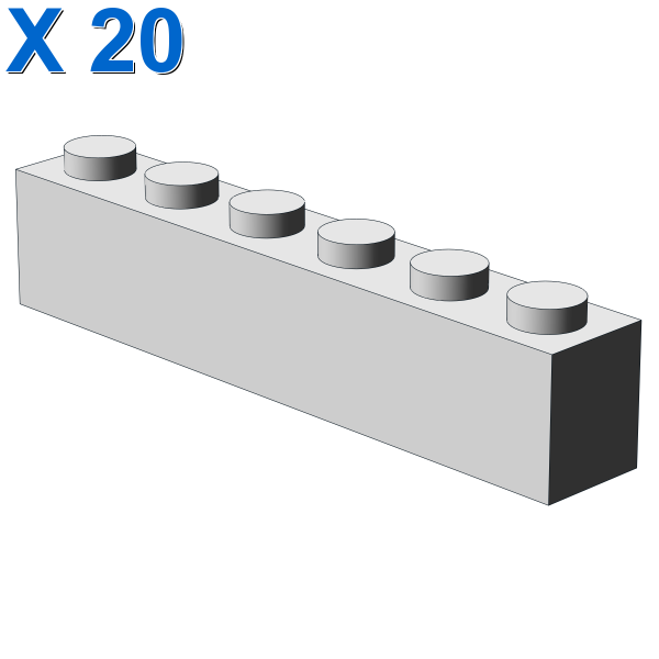 BRICK 1X6 X 20