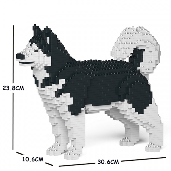 Alaska Malamut schwarz-weiß