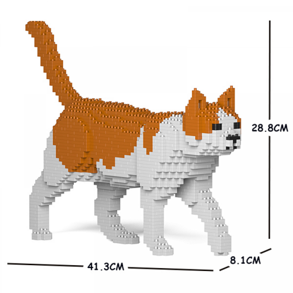 Katze gescheckt + laufend