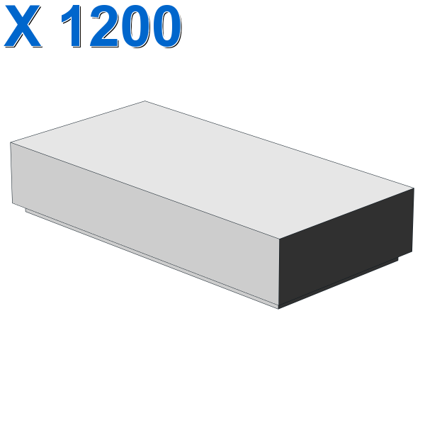 FLAT TILE 1X2 X 1200