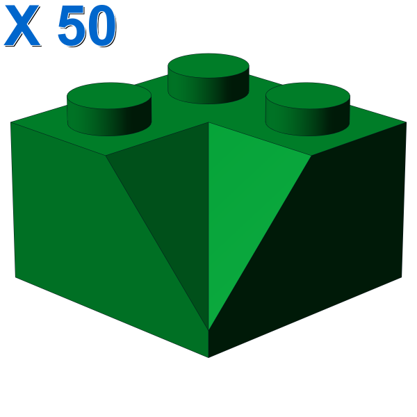 CORNER BRICK 2X2/45° INSIDE X 50