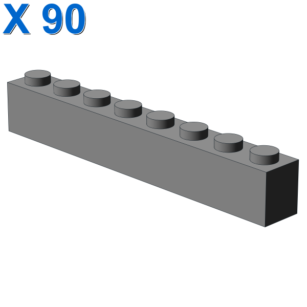 BRICK 1X8 X 90