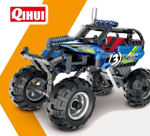 Pull Back Off-Road Monster Truck in blau