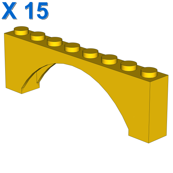 BRICK W. BOW 1X8X2 X 15