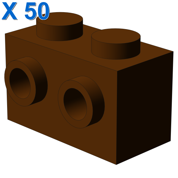 BRICK 1X2 W. 2 KNOBS X 50