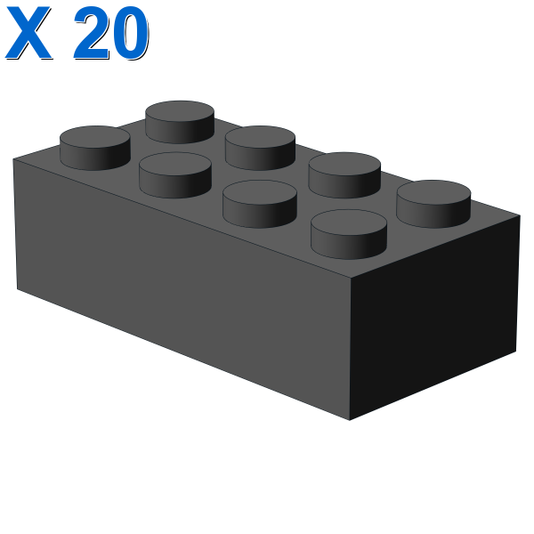 BRICK 2X4 X 20