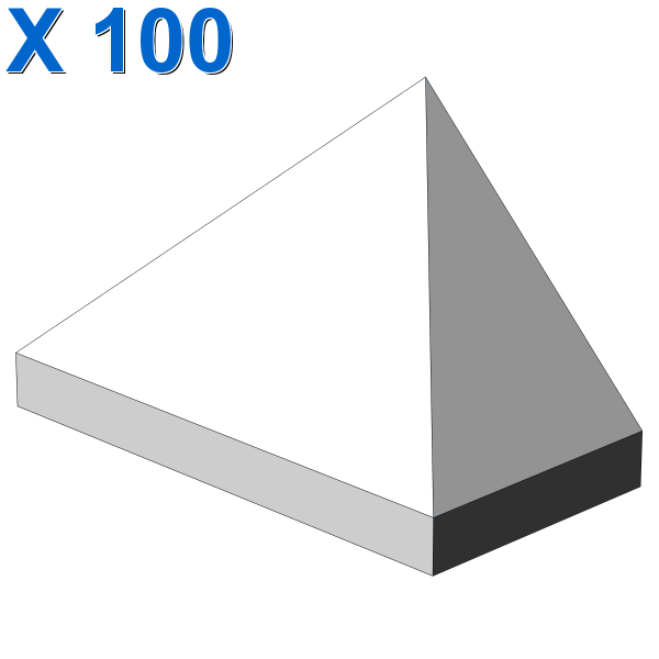 END RIDGED TILE 1X2/45° X 100