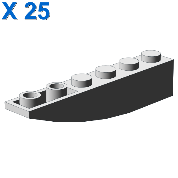 BRICK 1X6 W/BOW, REV. X 25