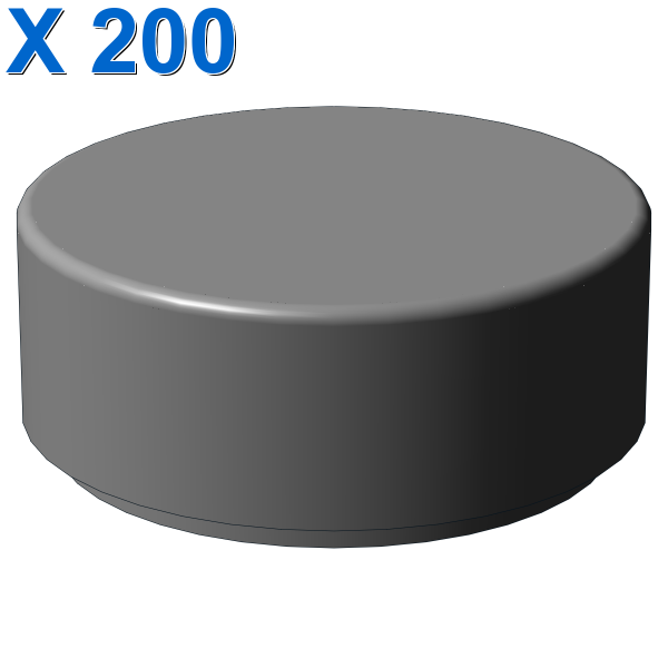 FLAT TILE 1X1, ROUND X 200