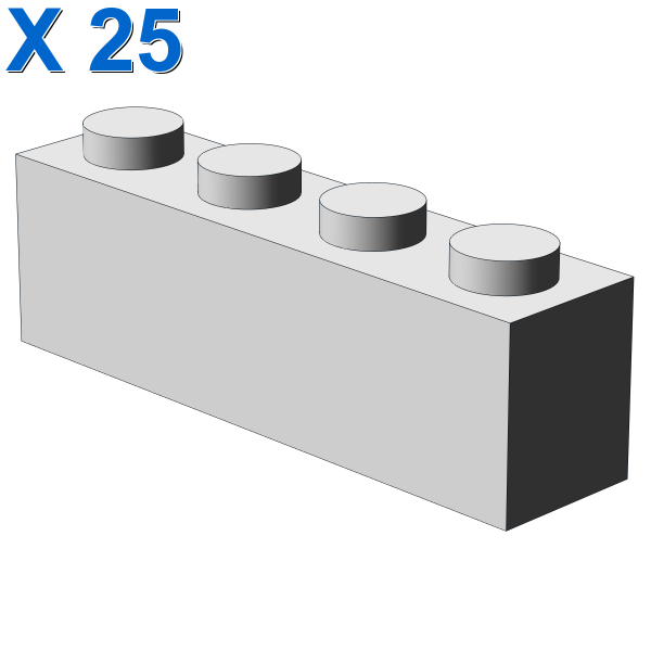 BRICK 1X4 X 25