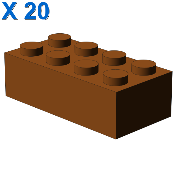 BRICK 2X4 X 20