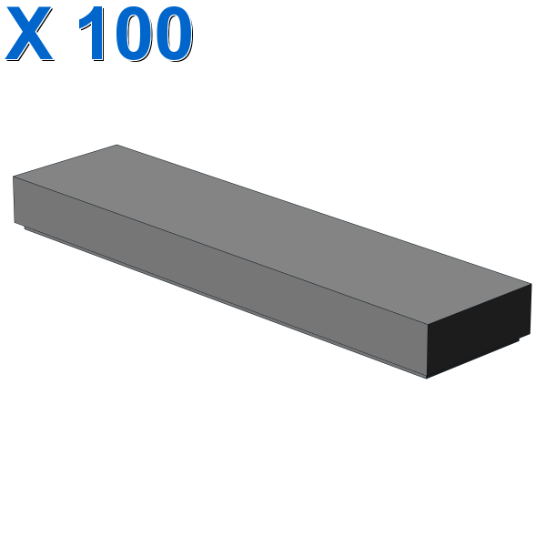 FLAT TILE 1X4 X 100