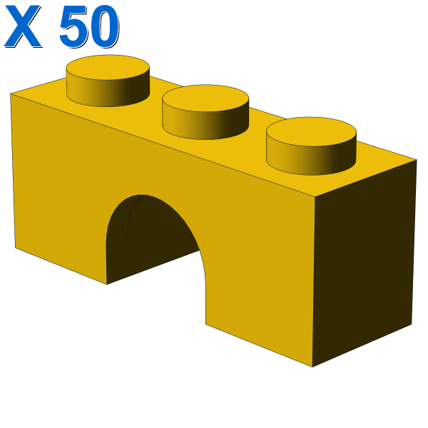 BRICK W. BOW 1X3 X 50