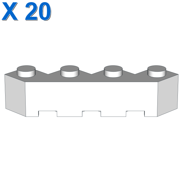 FACET BRICK 4X4X1 X 20