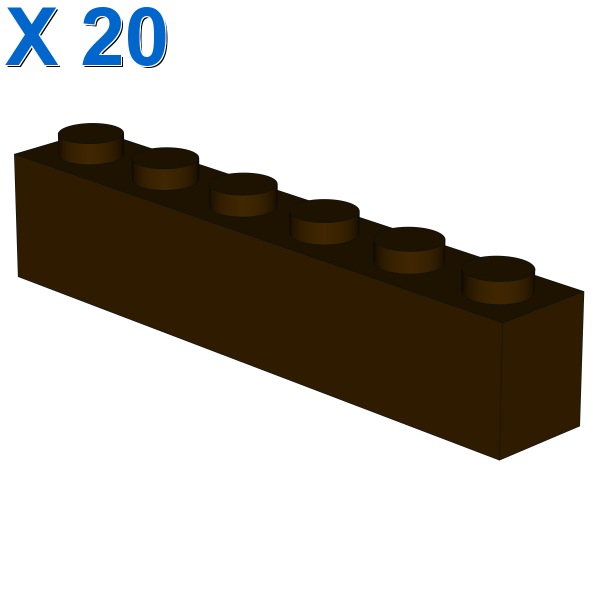 BRICK 1X6 X 20