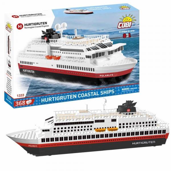 Hurtigruten Küstenschiff 8in1 Model - Exklusive Version