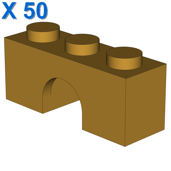 BRICK W. BOW 1X3 X 50