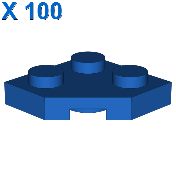 Wedge, Plate 2 x 2 Cut Corner X 100