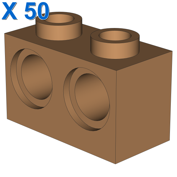 BRICK 1X2 M. 2 HOLES Ø 4,87 X 50