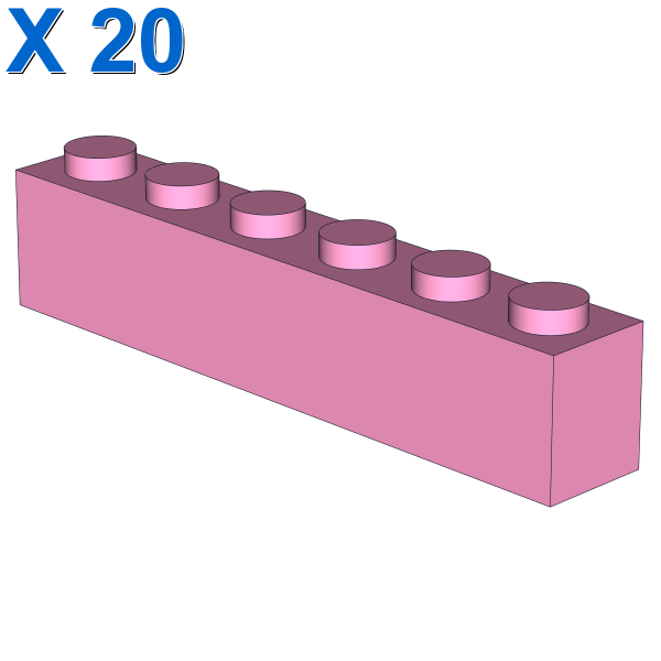 BRICK 1X6 X 20