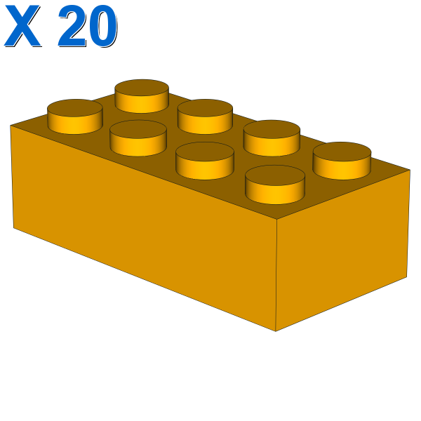 BRICK 2X4 X 20