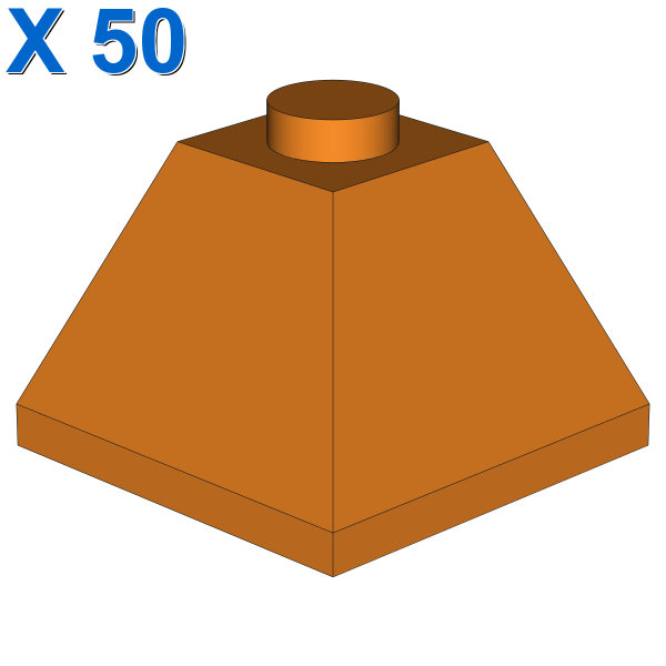 CORNER BRICK 2X2/45° OUTSIDE X 50