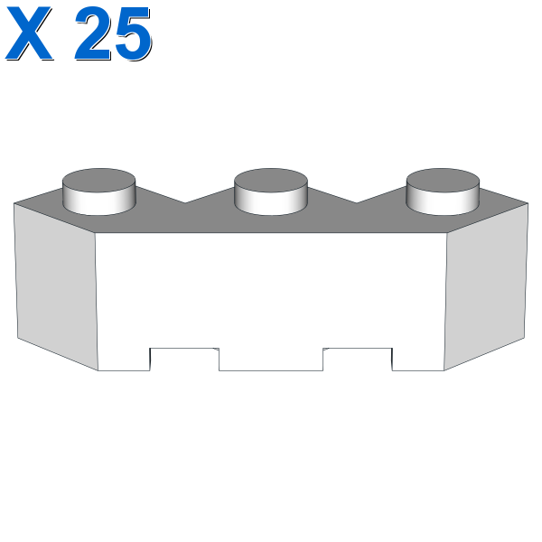 FACET BRICK 3X3X1 X 25