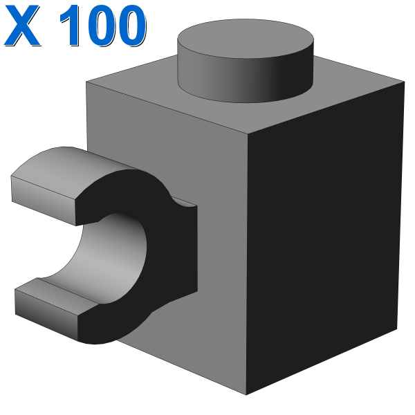 BRICK 1X1 W/ HOLDER, VERTICAL X 100