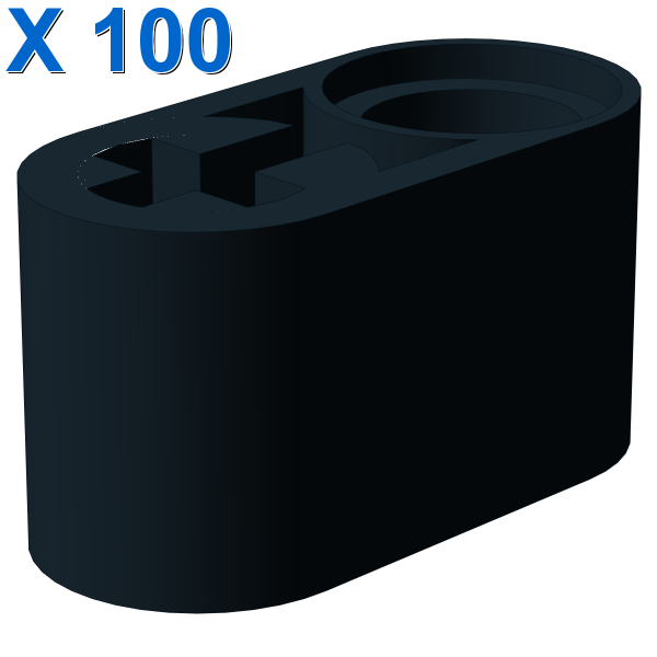 BEAM 1X2 W/CROSS AND HOLE X 100