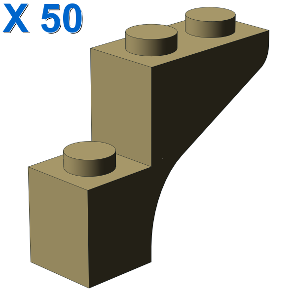 BRICK WITH BOW 1X3X2 X 50