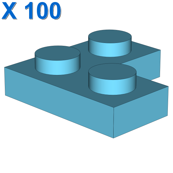 CORNER PLATE 1X2X2 X 100