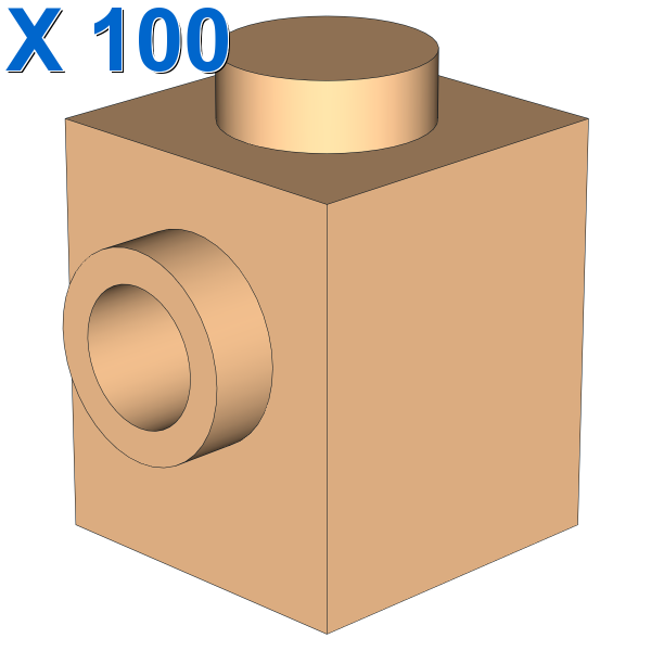 BRICK 1X1 W. 1 KNOB X 100