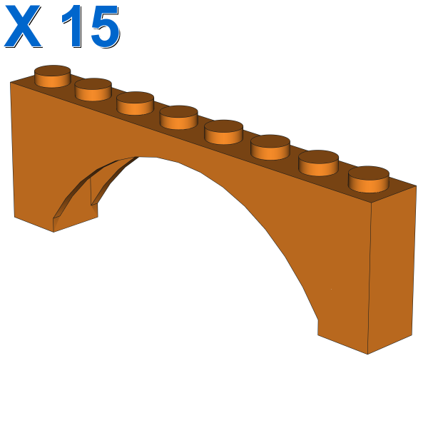 BRICK W. BOW 1X8X2 X 15