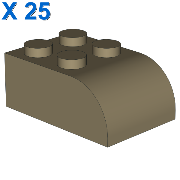 BRICK 2X3 W. ARCH X 25