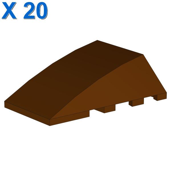 BRICK 4X4 W. BOW/ANGLE X 20