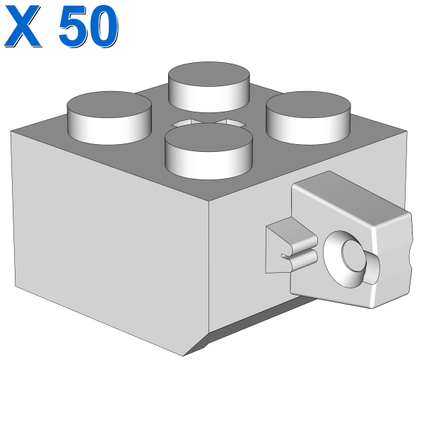 BRICK 2X2 W/STUB VERTICAL X 50