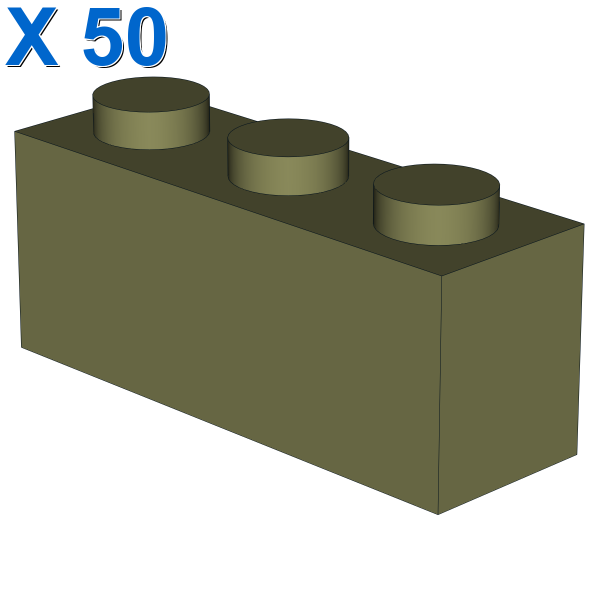 BRICK 1X3 X 50