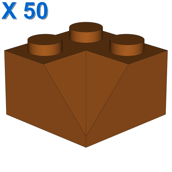 CORNER BRICK 2X2/45° INSIDE X 50